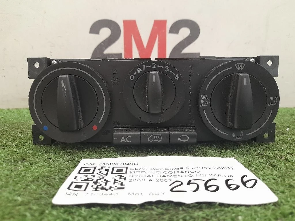 Modulo Comando Riscaldamento Clima 7M3907049C Seat Alhambra 7V9 2001