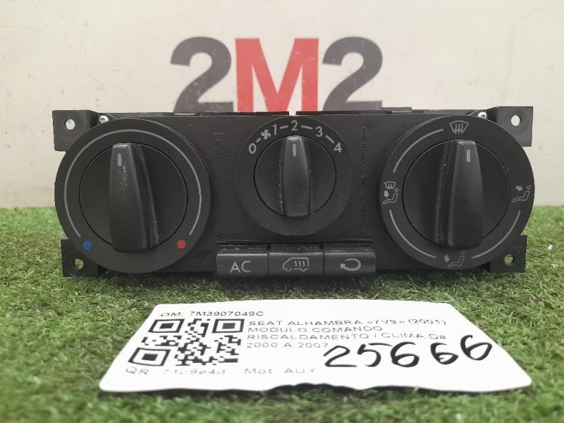 Modulo Comando Riscaldamento Clima 7M3907049C Seat Alhambra 7V9 2001