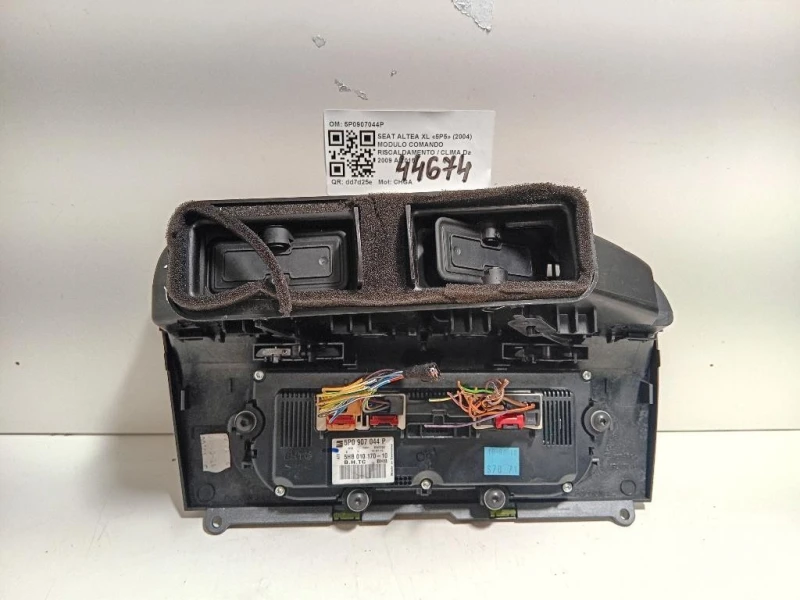 Modulo Comando Riscaldamento Clima 5P0907044P Seat Altea XL 5P5 2004