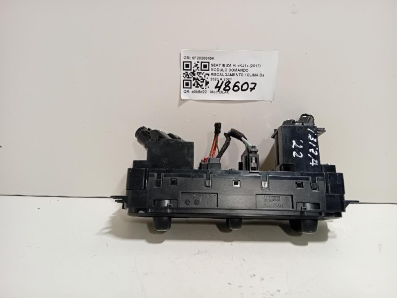 Modulo Comando Riscaldamento Clima 6F2820045K Seat Ibiza VI KJ1 2017