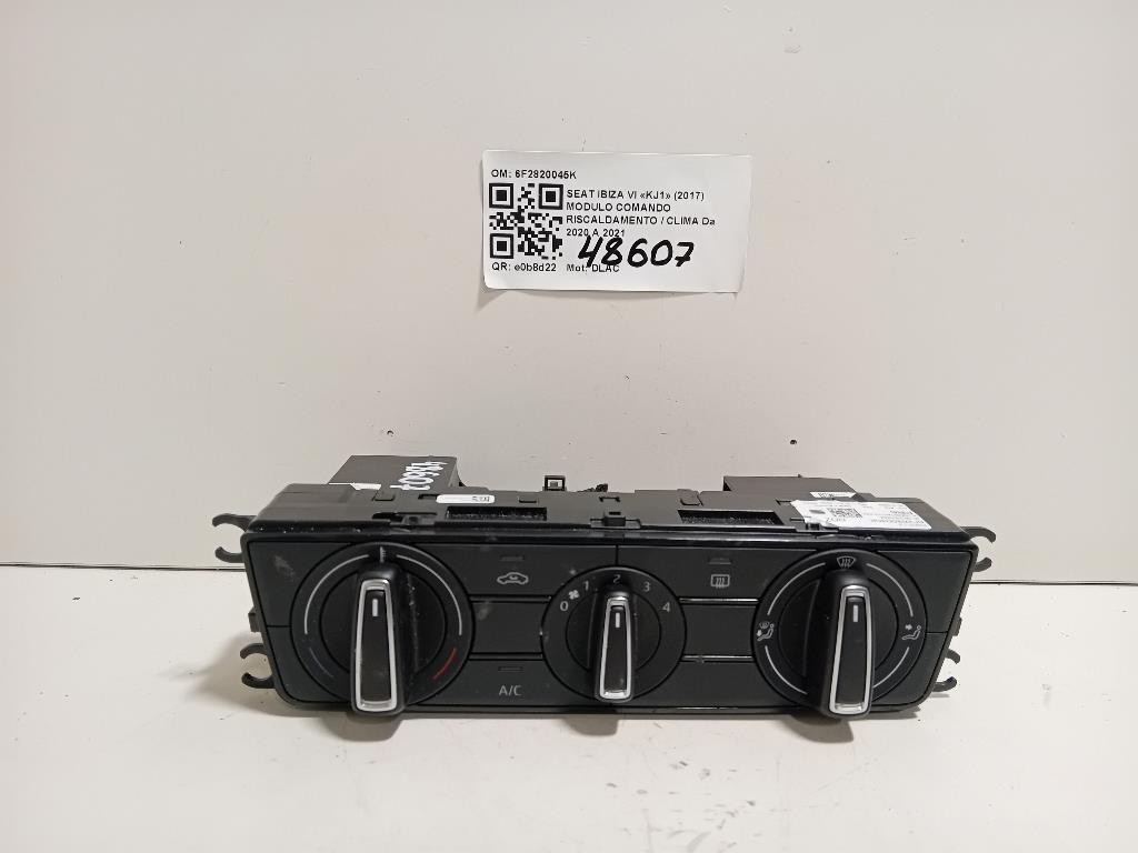 Modulo Comando Riscaldamento Clima 6F2820045K Seat Ibiza VI KJ1 2017