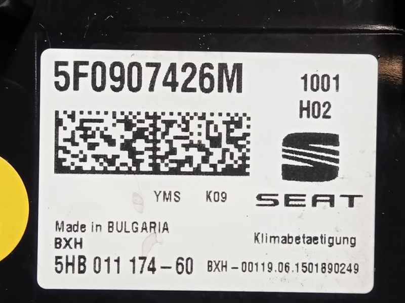 Cintura DI Sicurezza Sedile ANT DX 617361600 Lancia Ypsilon III 2011