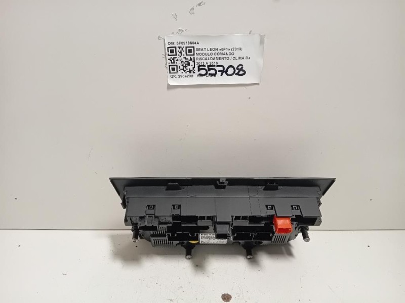 Modulo Comando Riscaldamento Clima 5F0907426M Seat LEON 5F1 2013