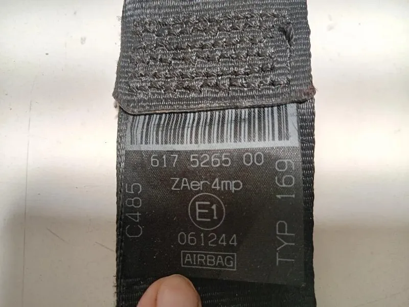 Cintura DI Sicurezza Sedile ANT DX 617361600 Lancia Ypsilon III 2011