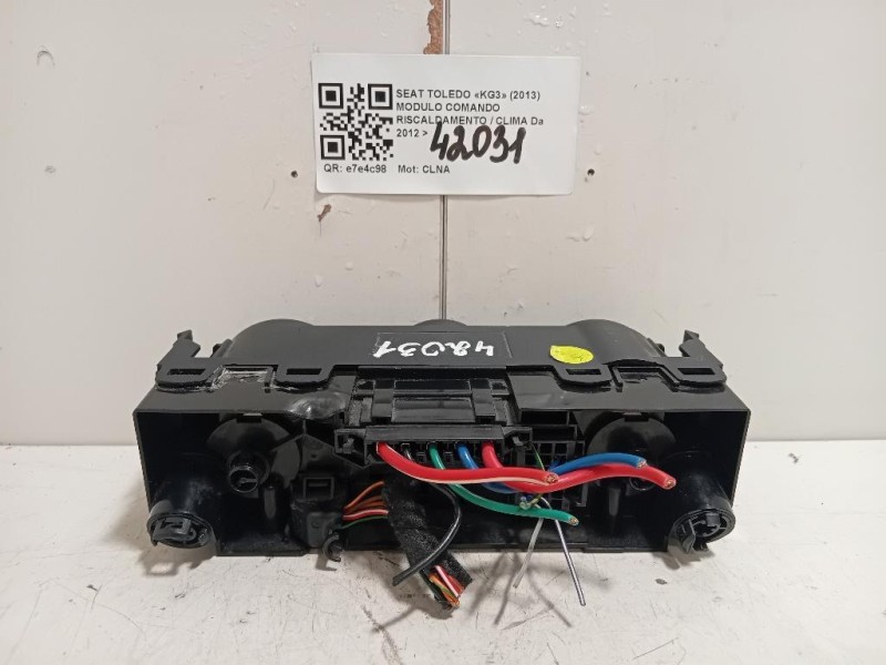 Modulo Comando Riscaldamento Clima MODULO COMANDO RISCALDAMENTO CLIMA Seat Toledo KG3 2013