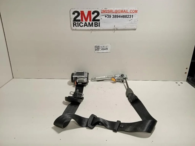 Cintura DI Sicurezza Sedile ANT DX 617361600 Lancia Ypsilon III 2011