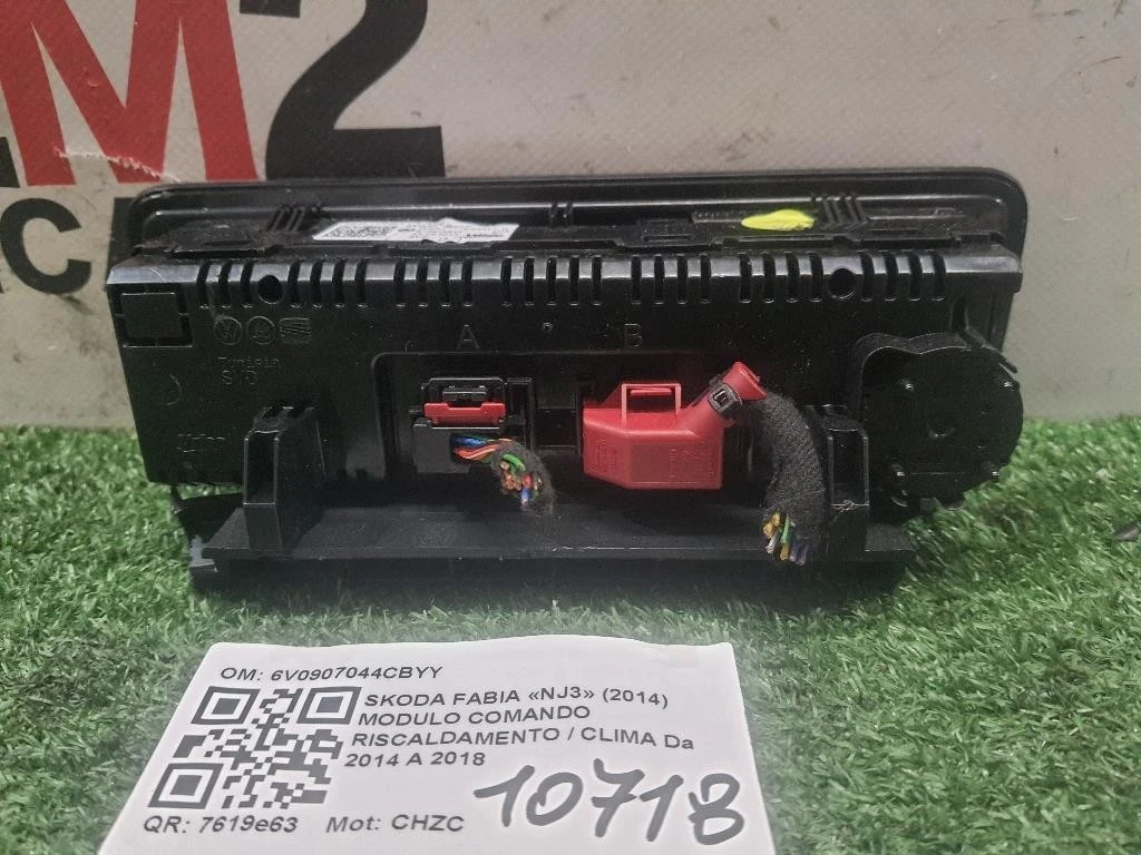 Modulo Comando Riscaldamento Clima 6V0907044CBYY Skoda Fabia NJ3 2014