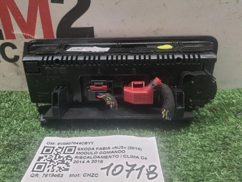 Modulo Comando Riscaldamento Clima 6V0907044CBYY Skoda Fabia NJ3 2014
