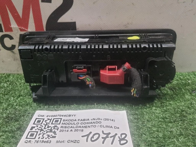 Modulo Comando Riscaldamento Clima 6V0907044CBYY Skoda Fabia NJ3 2014