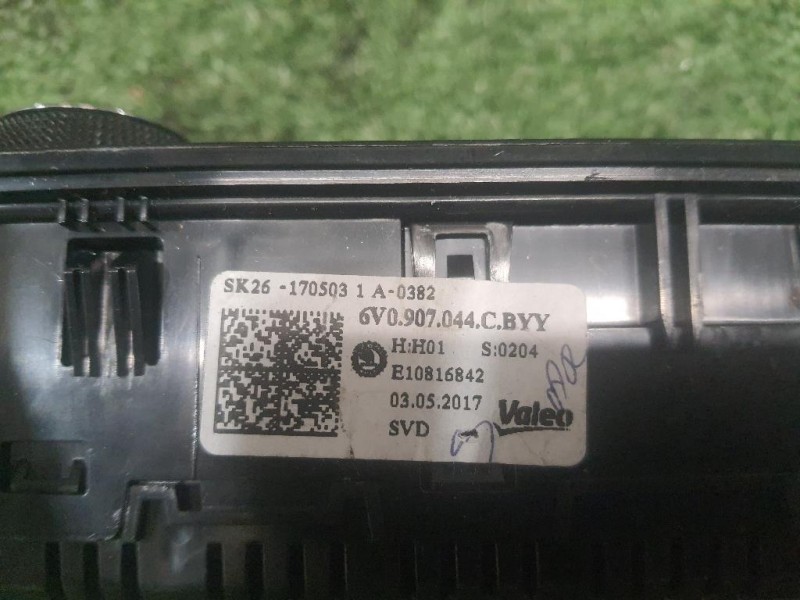 Modulo Comando Riscaldamento Clima 6V0907044CBYY Skoda Fabia NJ3 2014