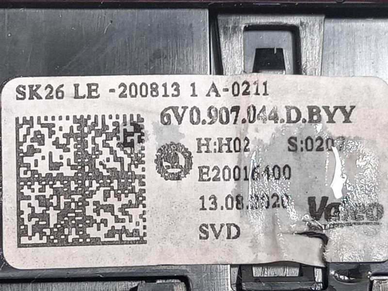 Modulo Comando Riscaldamento Clima 6V0 907 044 Skoda Fabia NJ3 2018