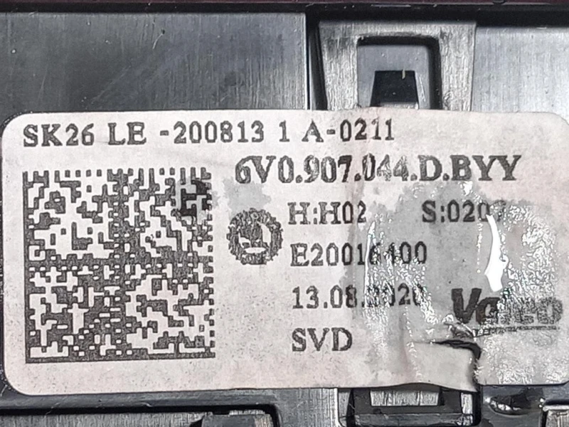 Modulo Comando Riscaldamento Clima 6V0 907 044 Skoda Fabia NJ3 2018