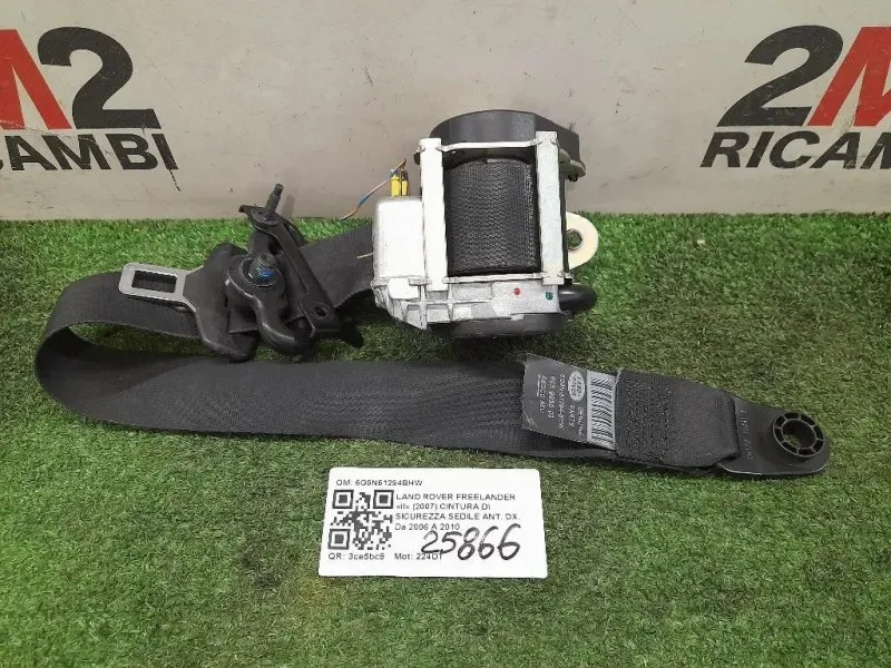 Cintura DI Sicurezza Sedile ANT DX 6G9N61294BHW Land Rover Freelander II 2007