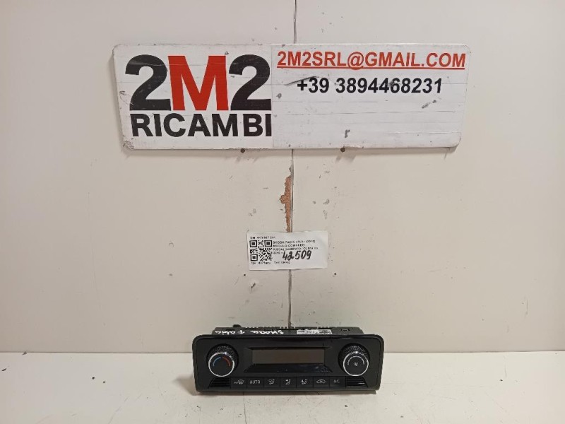 Modulo Comando Riscaldamento Clima 6V0 907 044 Skoda Fabia NJ3 2018