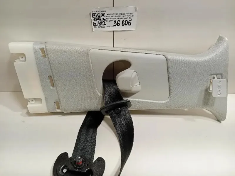 Cintura DI Sicurezza Sedile ANT DX 620198300 Land Rover Range Rover Evoque I 2011