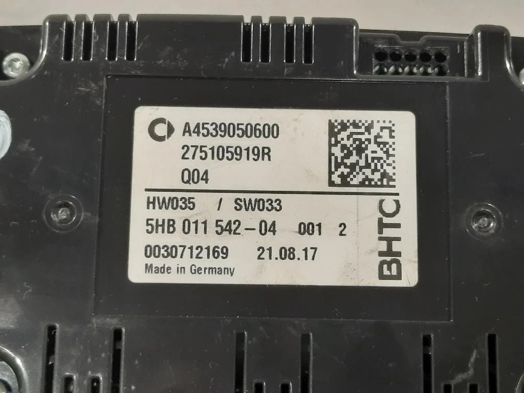 Modulo Comando Riscaldamento Clima 275105919R Smart Forfour 453 2015