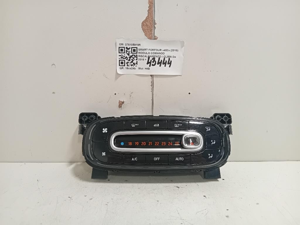 Modulo Comando Riscaldamento Clima 275105919R Smart Forfour 453 2015