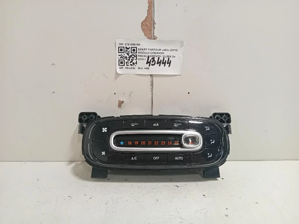 Modulo Comando Riscaldamento Clima 275105919R Smart Forfour 453 2015