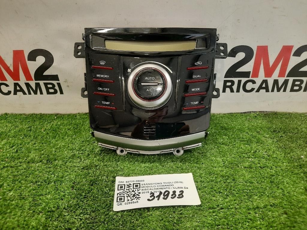 Modulo Comando Riscaldamento Clima 68720-35000 Ssangyong Tivoli 2015