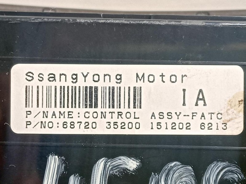 Modulo Comando Riscaldamento Clima A2C91285903 Ssangyong Tivoli 2015