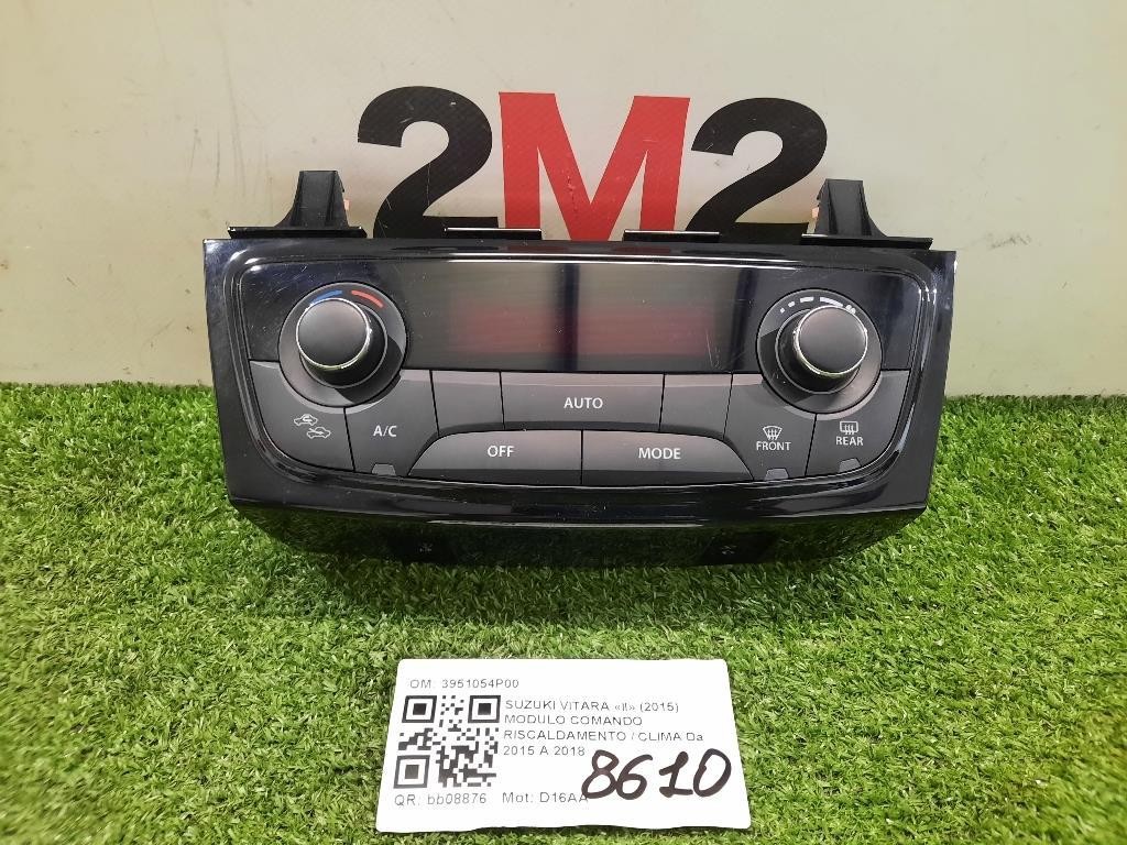 Modulo Comando Riscaldamento Clima 3951054P00 Suzuki Vitara II 2015