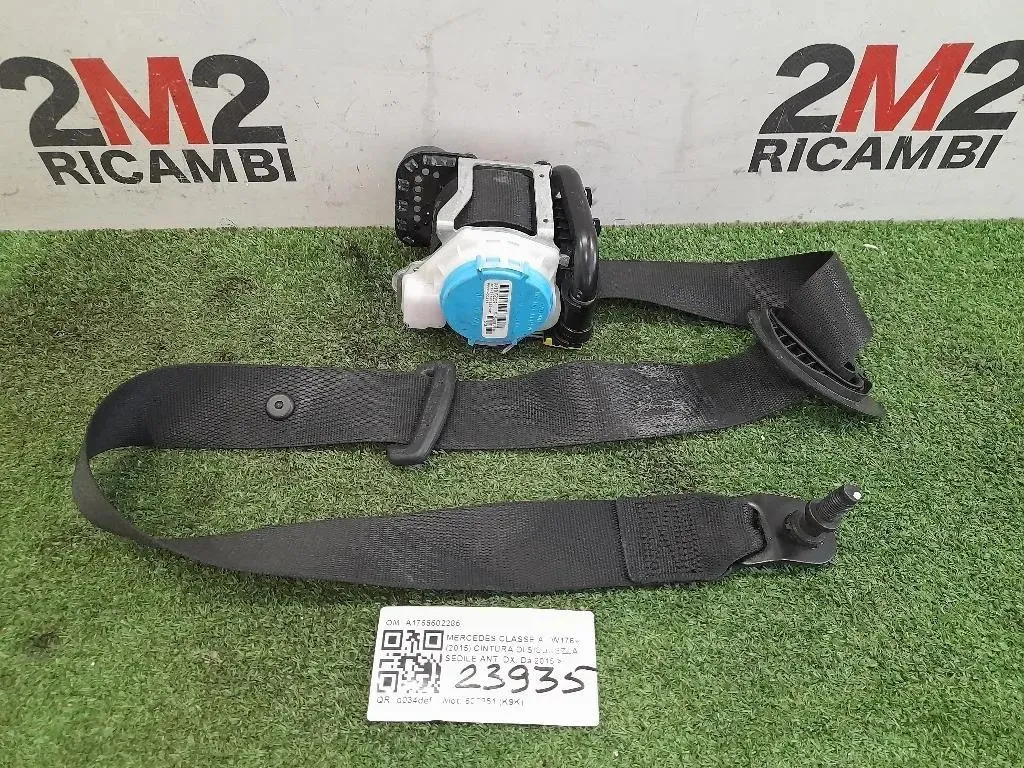 Cintura DI Sicurezza Sedile ANT DX A1768602285 Mercedes Classe A W176 2015