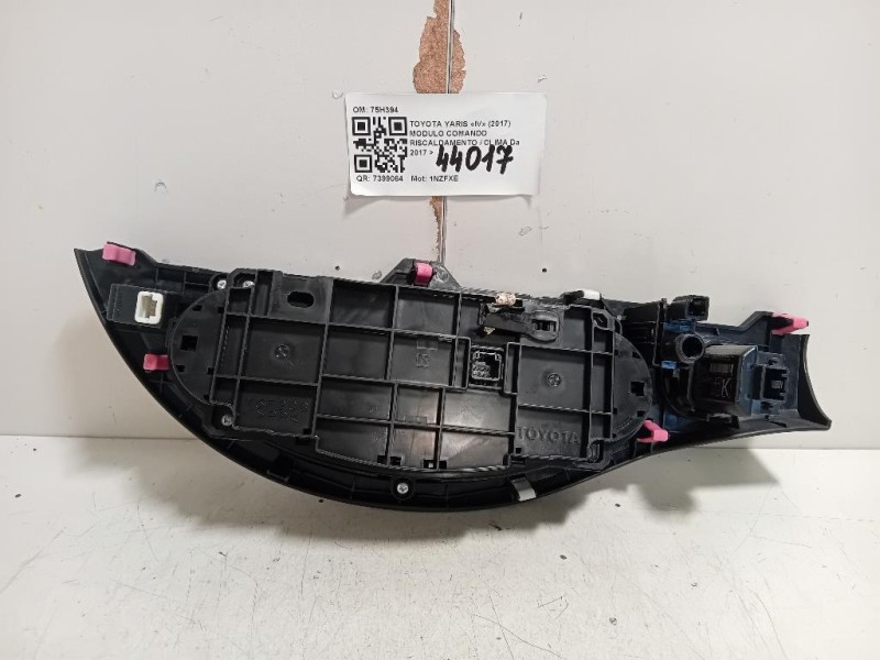 Modulo Comando Riscaldamento Clima 75H394 Toyota Yaris IV 2017