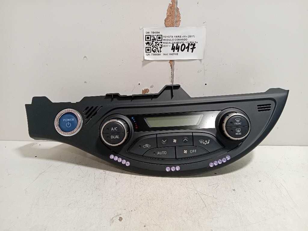Modulo Comando Riscaldamento Clima 75H394 Toyota Yaris IV 2017
