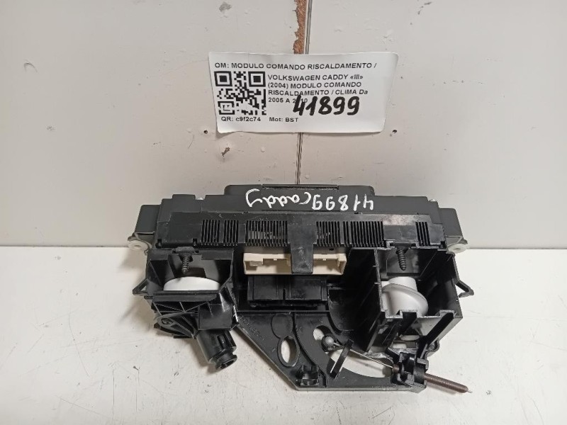 Modulo Comando Riscaldamento Clima MODULO COMANDO RISCALDAMENTO CLIMA Volkswagen Caddy III 2004