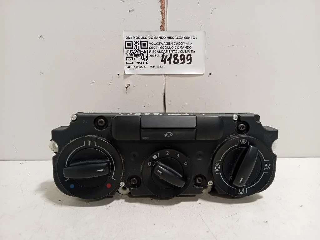 Modulo Comando Riscaldamento Clima MODULO COMANDO RISCALDAMENTO CLIMA Volkswagen Caddy III 2004