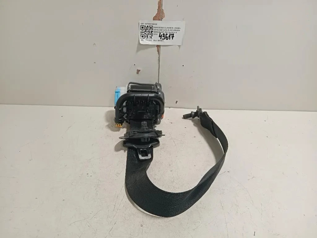 Cintura DI Sicurezza Sedile ANT DX 307068199228 Mercedes Classe B W246 2012