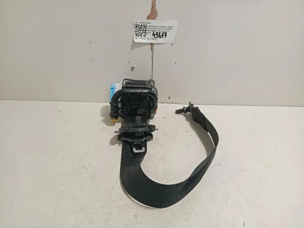 Cintura DI Sicurezza Sedile ANT DX 307068199228 Mercedes Classe B W246 2012