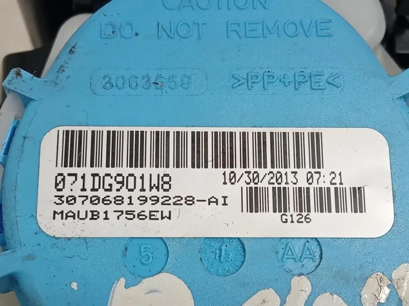 Cintura DI Sicurezza Sedile ANT DX 307068199228 Mercedes Classe B W246 2012