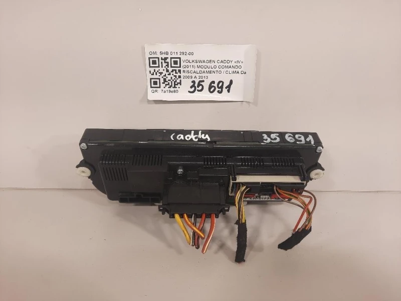 Modulo Comando Riscaldamento Clima 5HB 011 292-00 Volkswagen Caddy IV 2011
