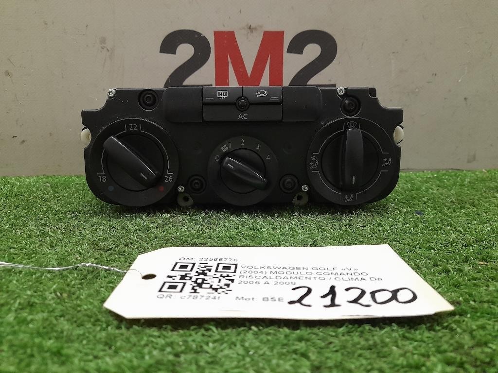 Modulo Comando Riscaldamento Clima 22566776 Volkswagen GOLF V 2004
