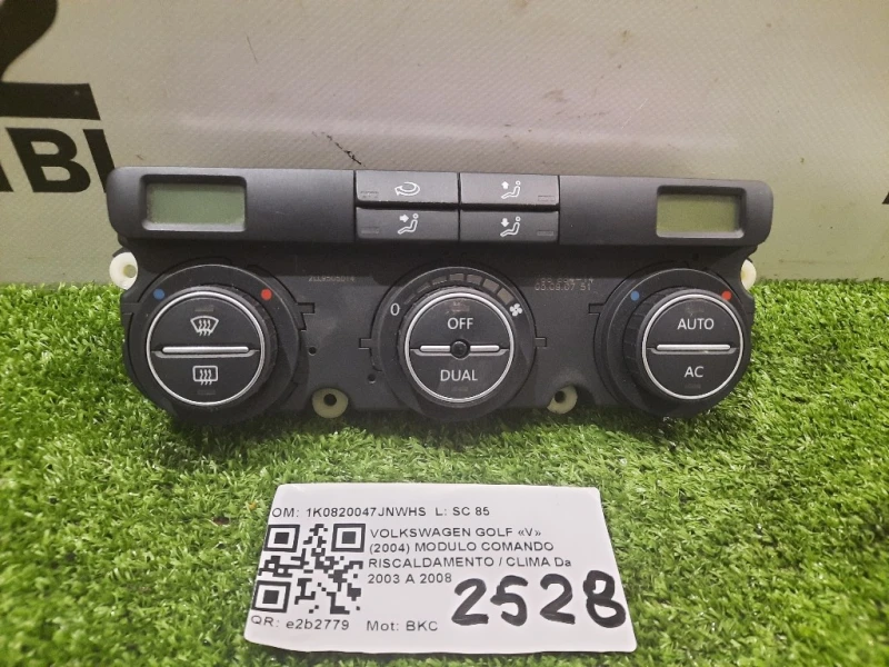 Modulo Comando Riscaldamento Clima 1K0820047JNWHS Volkswagen GOLF V 2004