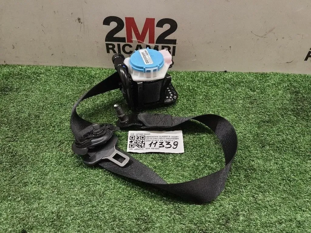 Cintura DI Sicurezza Sedile ANT DX 307068199228 Mercedes Classe B W246 2014