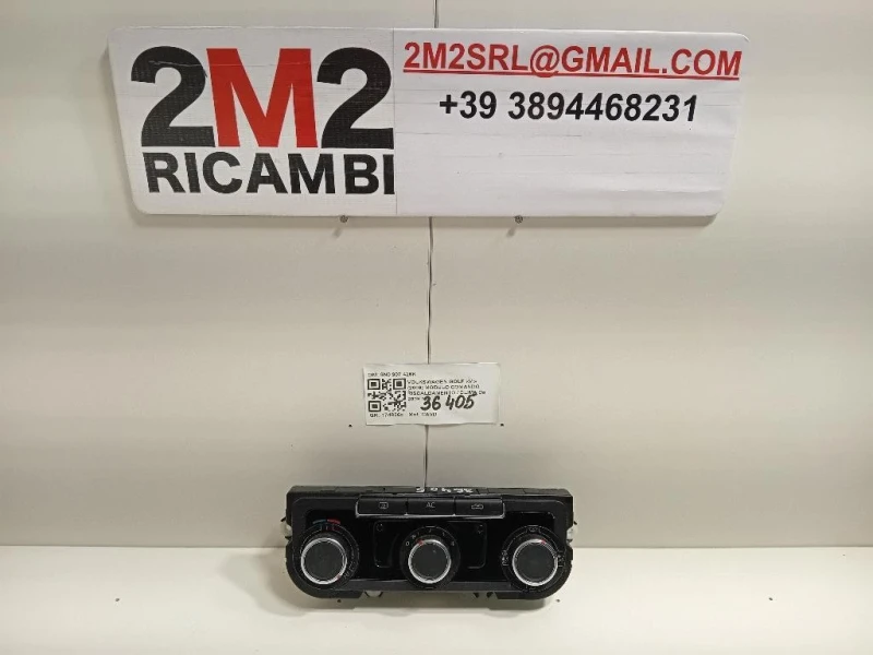 Modulo Comando Riscaldamento Clima 7N0907426K Volkswagen GOLF VI 2009