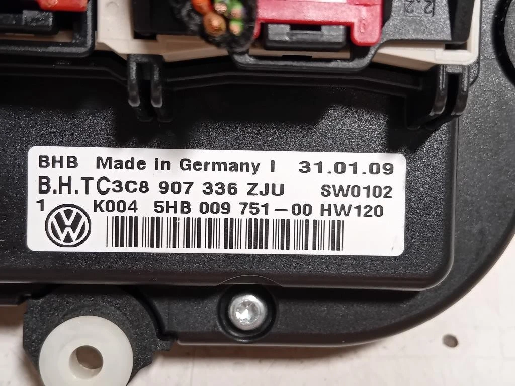 Modulo Comando Riscaldamento Clima 3C8907336 5HB009751 Volkswagen GOLF VI 2009