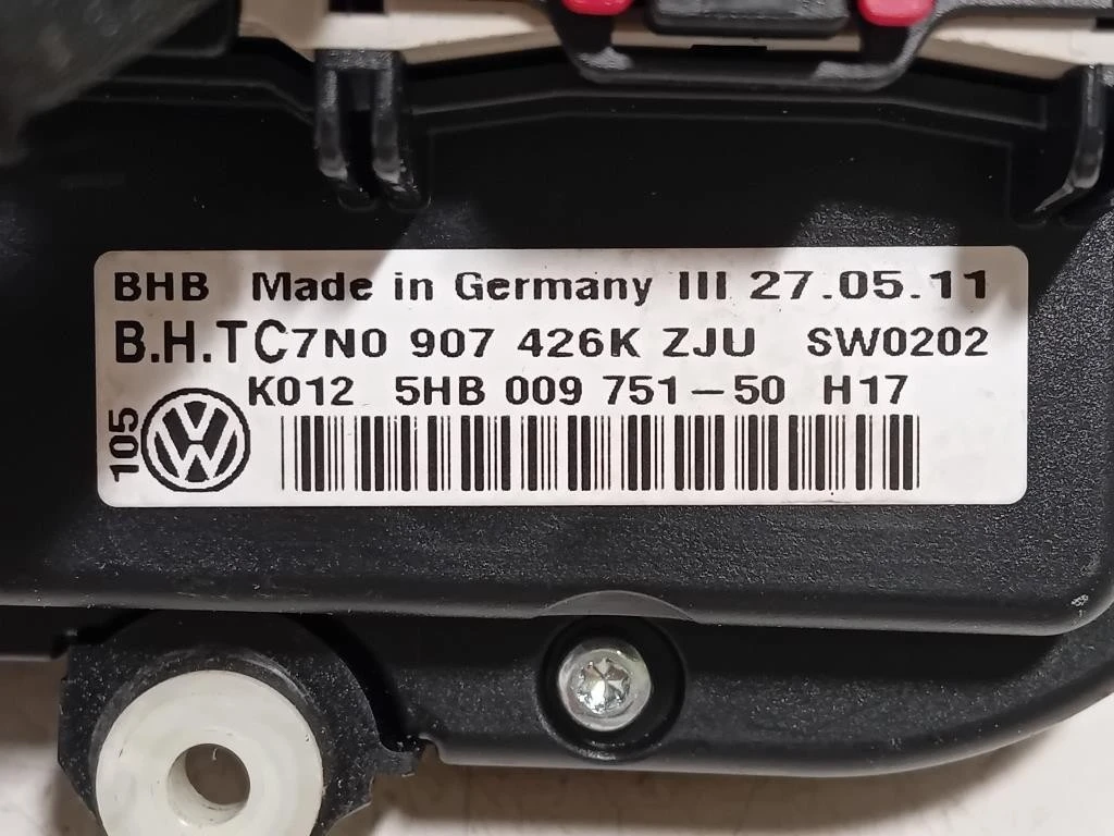 Modulo Comando Riscaldamento Clima 5HB 009 751-50 Volkswagen GOLF VI 2009