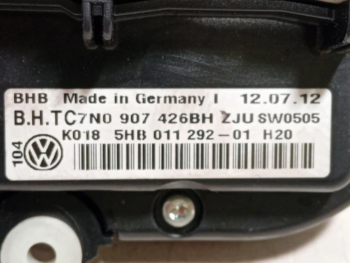 Modulo Comando Riscaldamento Clima 7N0 907426 Volkswagen GOLF VI 2009