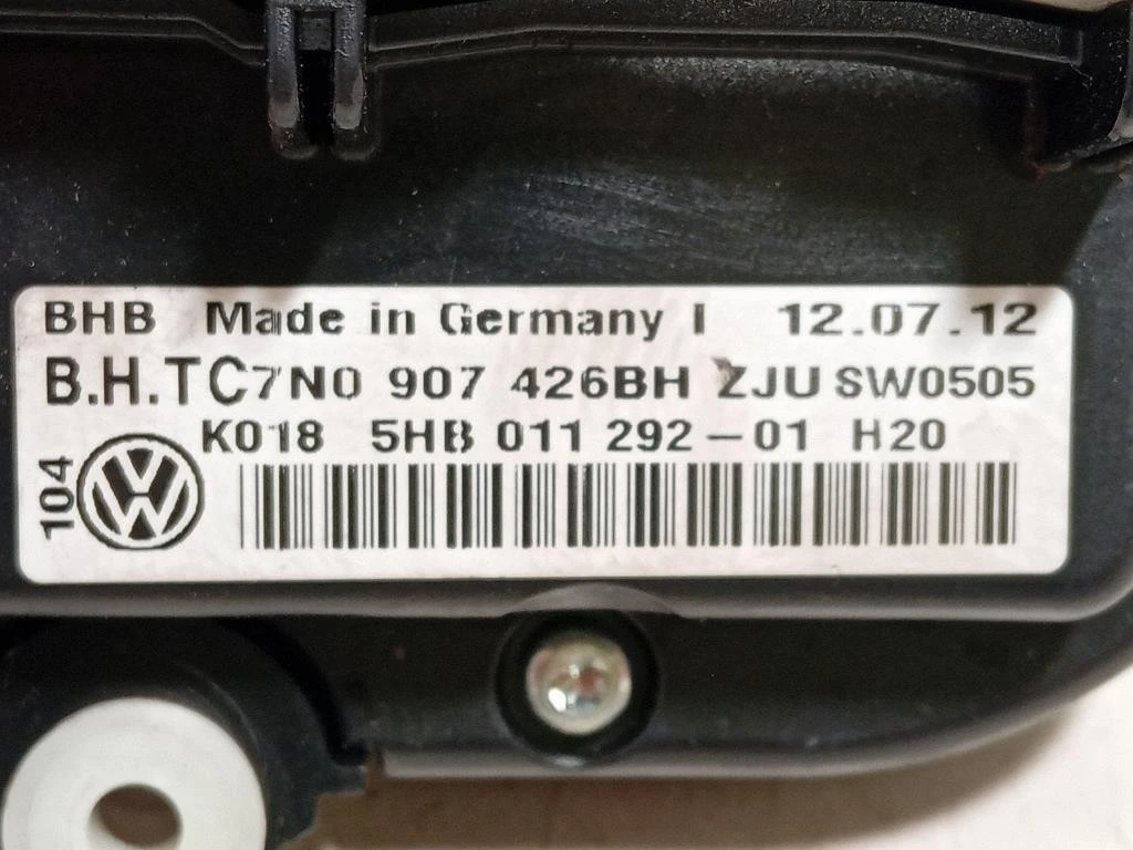 Modulo Comando Riscaldamento Clima 7N0 907426 Volkswagen GOLF VI 2009