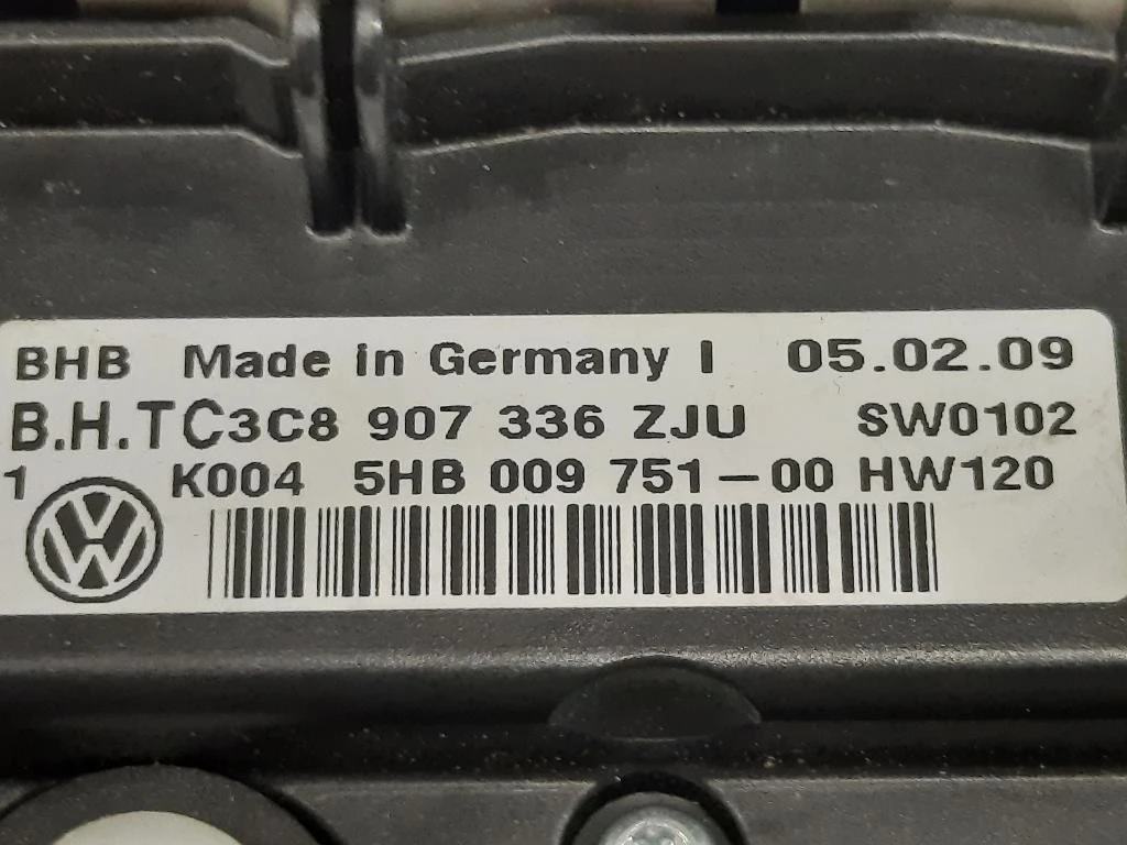 Modulo Comando Riscaldamento Clima 5HB009751-00 Volkswagen GOLF VI 2009