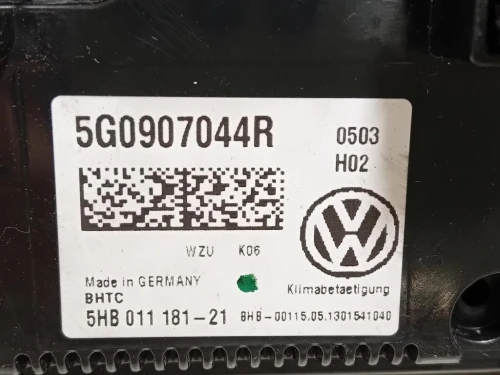 Modulo Comando Riscaldamento Clima 5G0907044R Volkswagen GOLF VII 2013