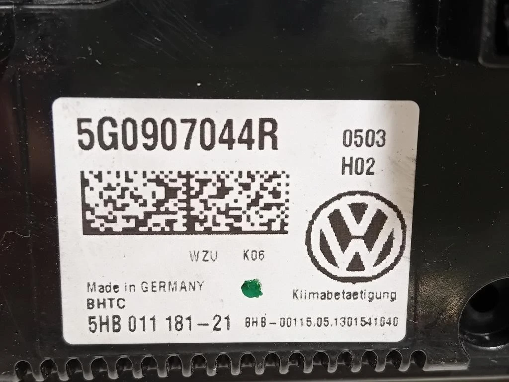 Modulo Comando Riscaldamento Clima 5G0907044R Volkswagen GOLF VII 2013