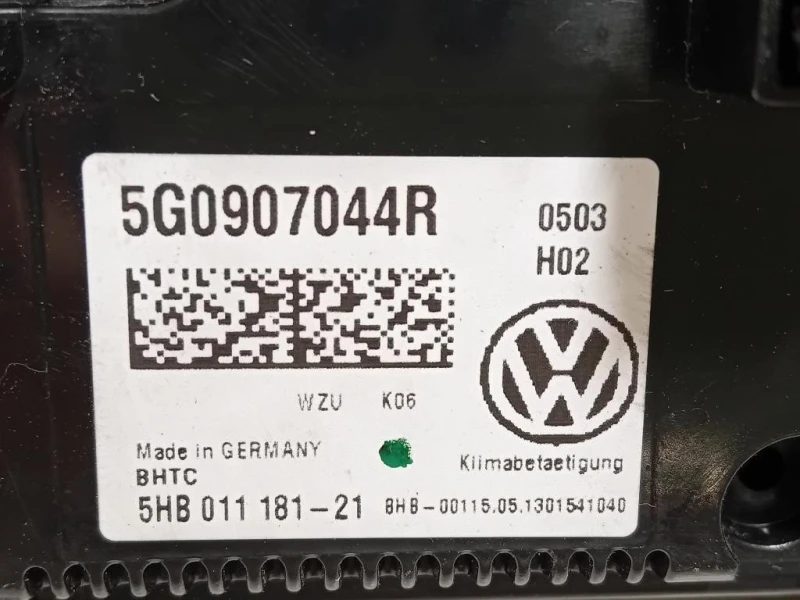 Modulo Comando Riscaldamento Clima 5G0907044R Volkswagen GOLF VII 2013