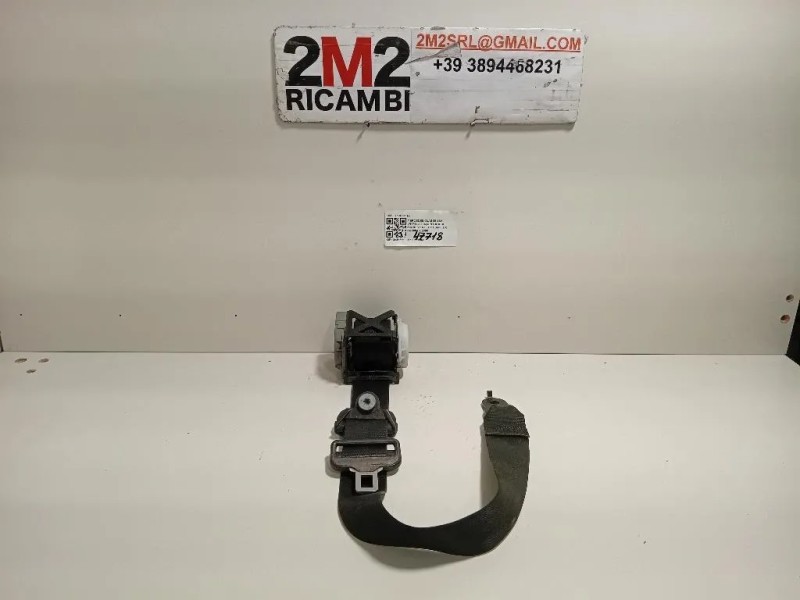 Cintura DI Sicurezza Sedile ANT DX 0713B511E5 Mercedes Classe SLK R171 2004