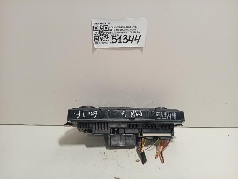 Modulo Comando Riscaldamento Clima 5HB009751 Volkswagen GOLF VII 2013