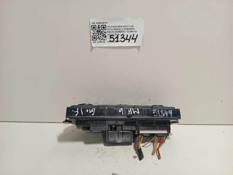 Modulo Comando Riscaldamento Clima 5HB009751 Volkswagen GOLF VII 2013