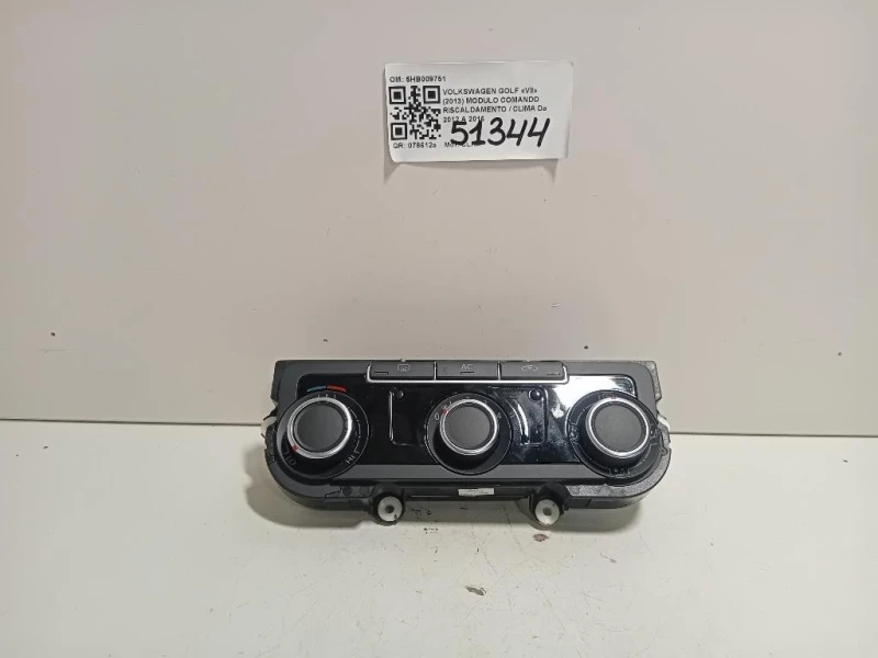 Modulo Comando Riscaldamento Clima 5HB009751 Volkswagen GOLF VII 2013